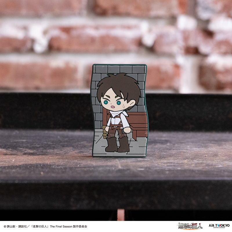 (Goods - Ornament) TV Anime Attack on Titan Rubber Figure (Eren)