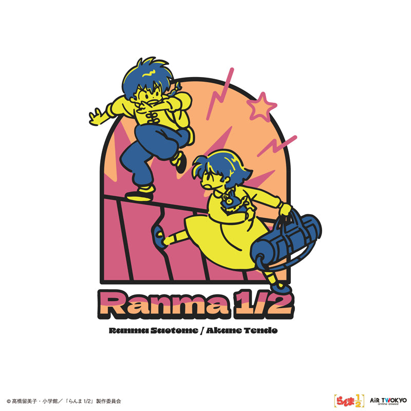 (Goods - Shirt) TV Anime - Ranma 1/2 Vol.2 Pop Art T-shirt 1 (Ranma Saotome & Akane Tendo)