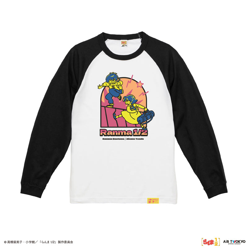 (Goods - Shirt) TV Anime - Ranma 1/2 Vol.2 Pop Art Raglan Sleeve T-shirt 1 (Ranma Saotome & Akane Tendo)  M