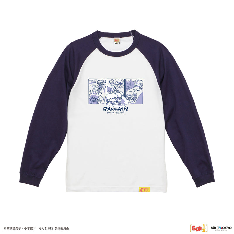 (Goods - Shirt) TV Anime - Ranma 1/2 Vol.2 Pop Art Raglan Sleeve T-shirt 2 (Ranma & Shampoo)  M