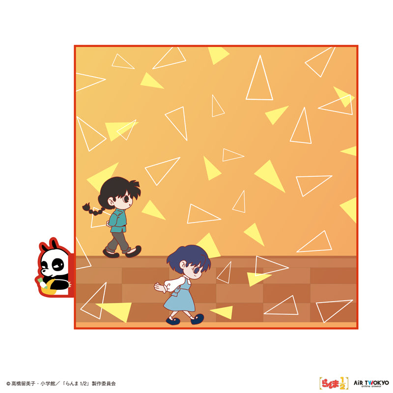 (Goods - Towel) TV Anime - Ranma 1/2 Vol.2 Pyokotto Hand Towel (Walking To School Together)