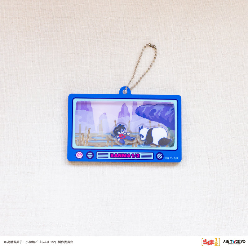 (Goods - Keychain) TV Anime - Ranma 1/2 Vol.2 Shakashaka Shakable Keychain 1 (Ranma Saotome & Genma (Panda) )