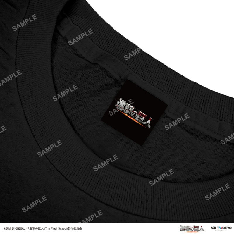 (Goods - Shirt) Attack on Titan The Final Season Final Chapter Bit Art T-shirt 4 (Night of the End)
