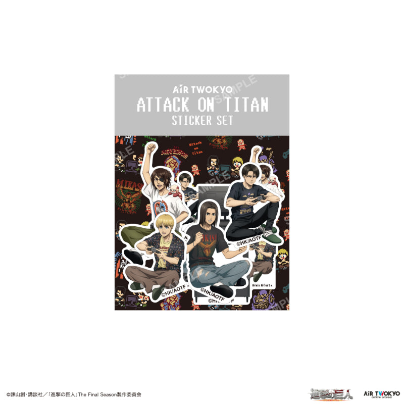 (Goods - Sticker) Attack on Titan The Final Season Final Chapter Game Sticker Set