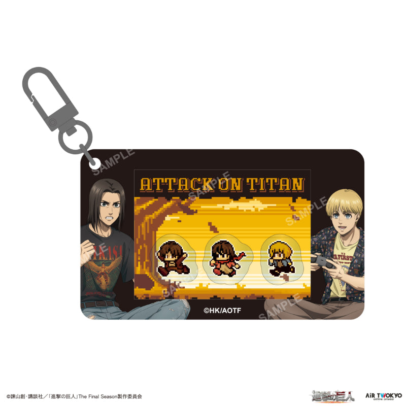 (Goods - Keychain) Attack on Titan The Final Season Final Chapter Shakashaka Shakable Keychain (Eren & Armin)