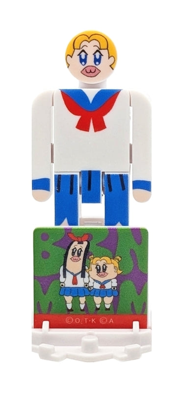 (1BOX=6)(Trading Figure) Pop Team Epic x Connected Knee Domino & Air-Chair Gimmick Toy PictOn (Packaged Version)