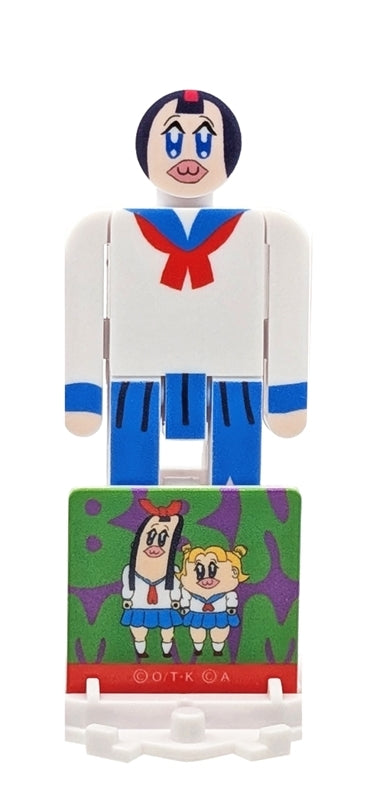(1BOX=6)(Trading Figure) Pop Team Epic x Connected Knee Domino & Air-Chair Gimmick Toy PictOn (Packaged Version)