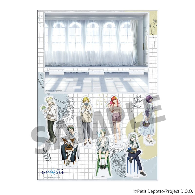 (Goods - Acrylic Stand) GNOSIA Acrylic Stand with Background feat. Exclusive Art