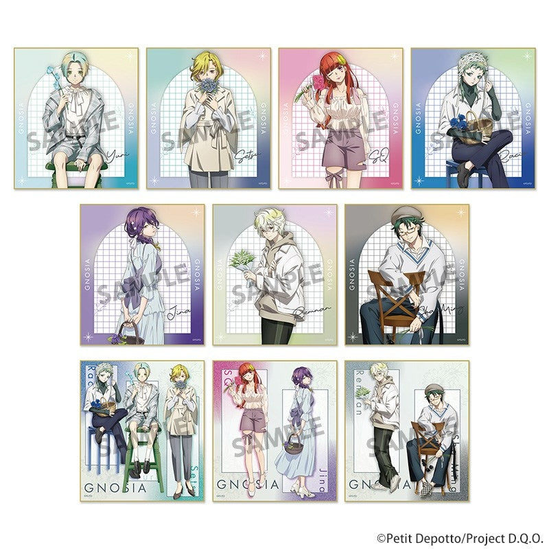 (1BOX=10)(Goods - Art Board) GNOSIA Exclusive Art Trading Mini Art Board