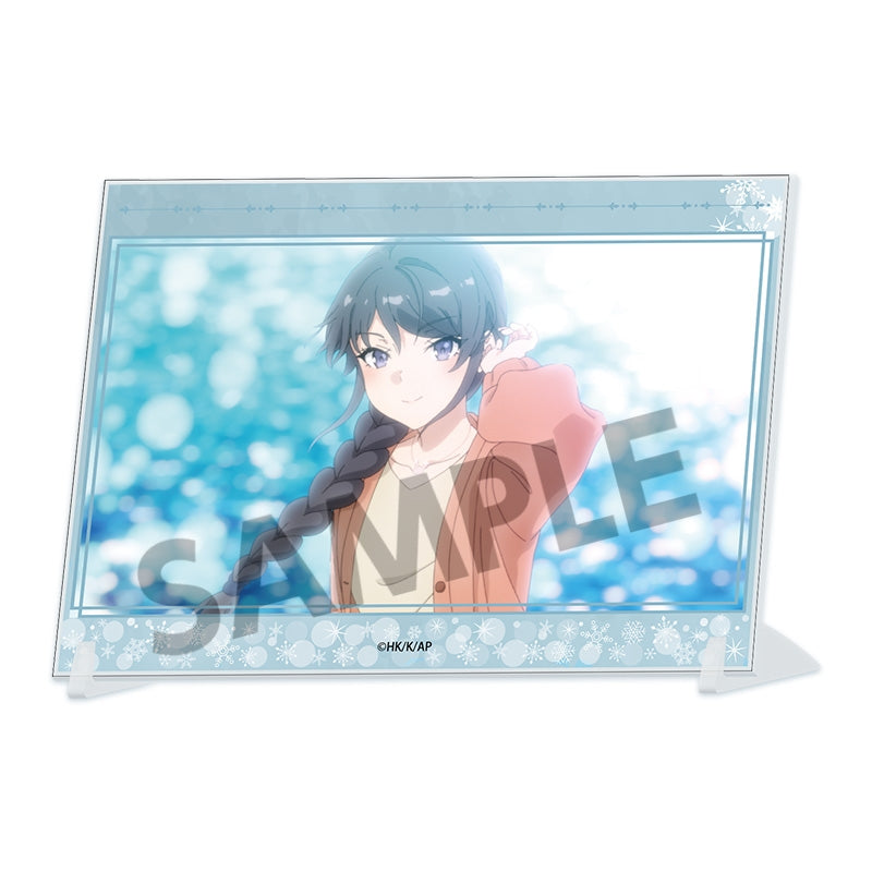 (Goods - Ornament) Rascal Does Not Dream of Santa Claus A6 Visual Acrylic Plate Mai Sakurajima