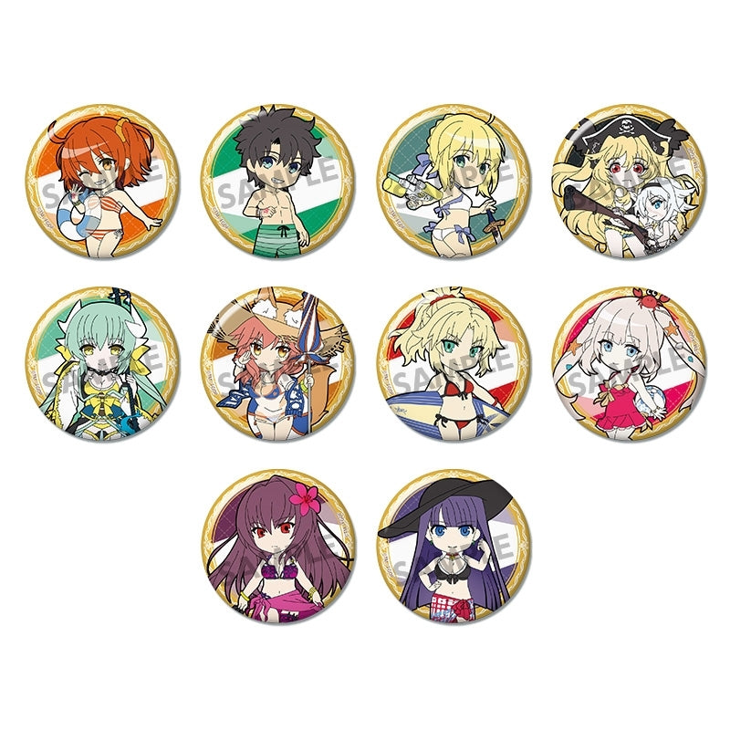 (1BOX=10)(Goods - Badge) Fate/Grand Order Trading Button Badge vol. 7 {Bonus:Badge}