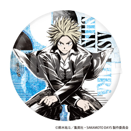 (Goods - Badge) SAKAMOTO DAYS BIG Holographic Button Badge (Neo Painting ver.)(Shin Asakura)