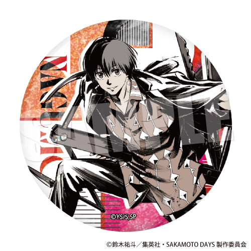 (Goods - Badge) SAKAMOTO DAYS BIG Holographic Button Badge (Neo Painting ver.)(Nagumo)