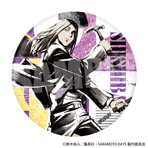 (Goods - Badge) SAKAMOTO DAYS BIG Holographic Button Badge (Neo Painting ver.)(Shishiba)