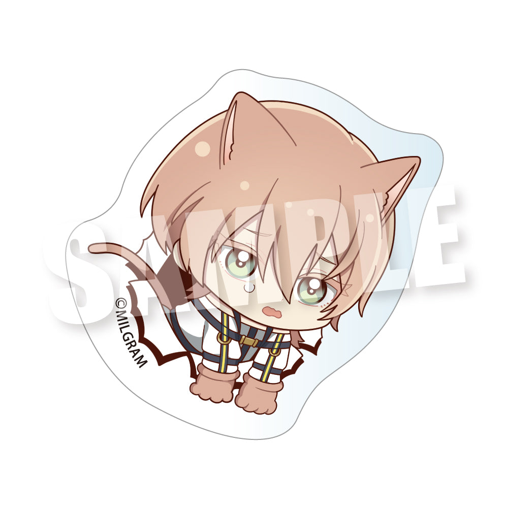 (Goods - Sticker) MILGRAM Biritto Zoo! Die-cut Clear Sticker (Muu)