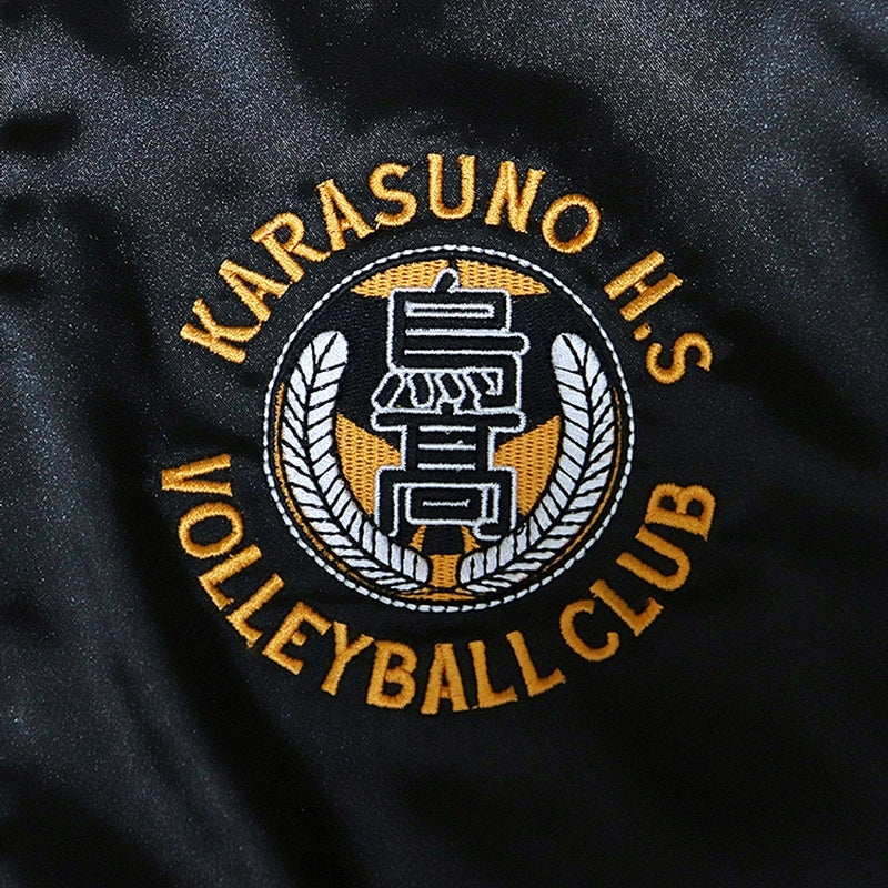 (Goods - Outerwear) Haikyu!! Sukajan Souvenir Jacket Karasuno High L
