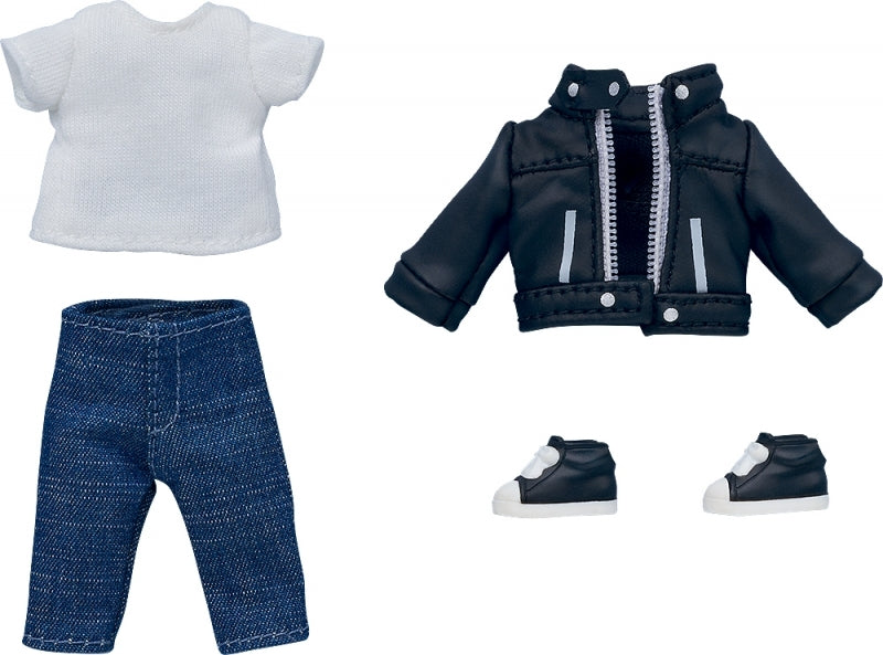 (Figure - Accessory) Nendoroid Doll Outfit Set: Leather Jacket (Black)