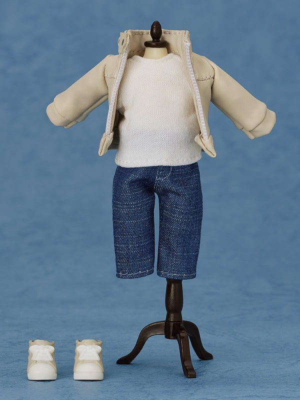 (Figure - Accessory) Nendoroid Doll Outfit Set: Leather Jacket (Ivory)