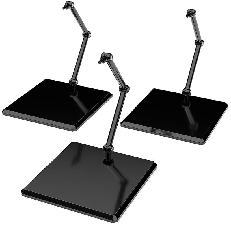 (Figure Accessory) The Simple Stand x3 Black (for Figures & Models)
