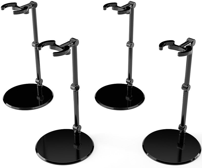 (Figure Accessory) The Simple Stand mini x4 Black (for Small Figures & Chibi Figures)