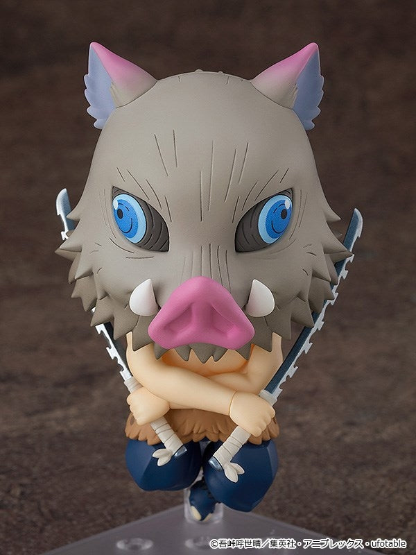 (Action Figure) Demon Slayer: Kimetsu no Yaiba Nendoroid Inosuke Hashibira (Re-release)