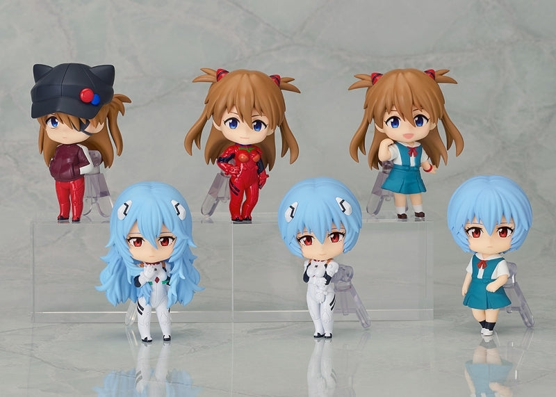 (1BOX=6)(Trading Figure) Rebuild of Evangelion Nendoroid Surprise {animate Bonus: Sticker Set}