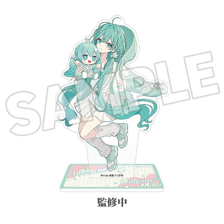 (Goods - Acrylic Stand) Character Vocal Series 01: Hatsune Miku Hatsune Miku Miku Hug Series Acrylic Stand Flower Ver.