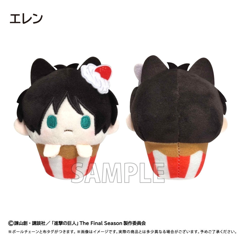 (1BOX=7)(Goods - Plush) Attack on Titan Cupcake Tapinui