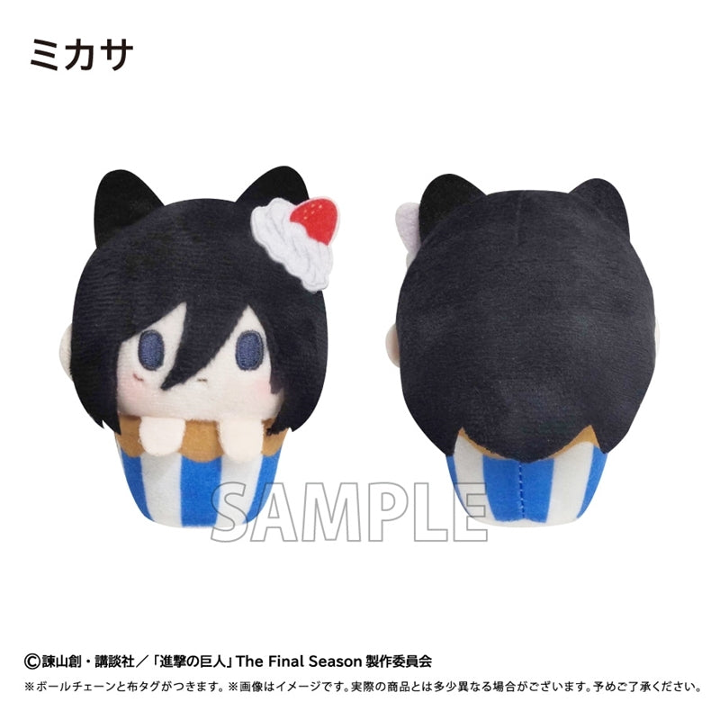 (1BOX=7)(Goods - Plush) Attack on Titan Cupcake Tapinui