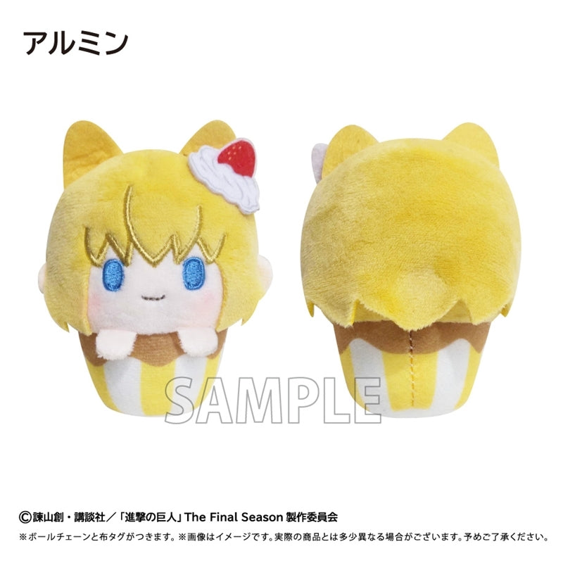 (1BOX=7)(Goods - Plush) Attack on Titan Cupcake Tapinui
