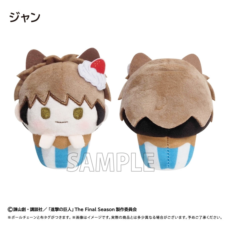 (1BOX=7)(Goods - Plush) Attack on Titan Cupcake Tapinui