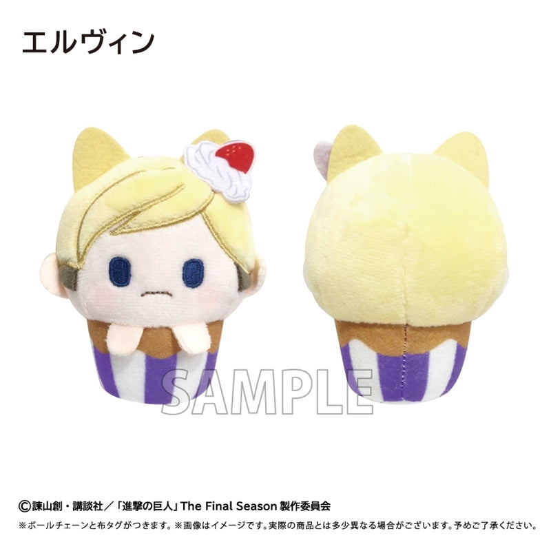(1BOX=7)(Goods - Plush) Attack on Titan Cupcake Tapinui