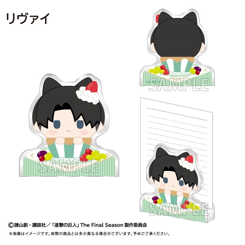 (Goods - Memo Stand) Attack on Titan Acrylic Figure Memo Stand Levi