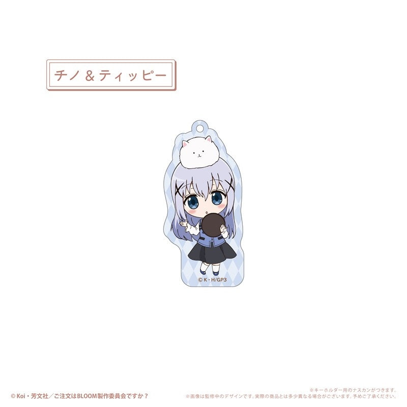 (1BOX=8)(Goods - Keychain) Is the Order a Rabbit? BLOOM WaiWai Acrylic Keychain