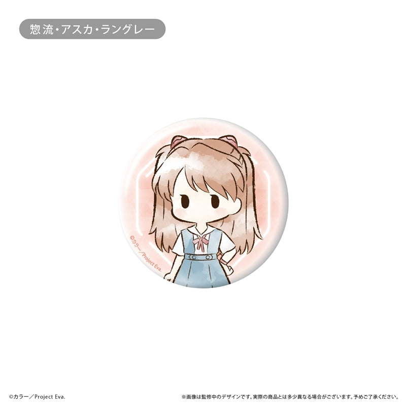 (1BOX=6)(Goods - Badge) Neon Genesis Evangelion Retro Chic Button Badge