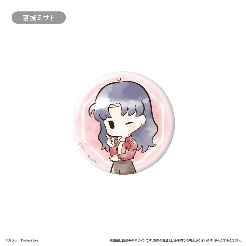 (1BOX=6)(Goods - Badge) Neon Genesis Evangelion Retro Chic Button Badge