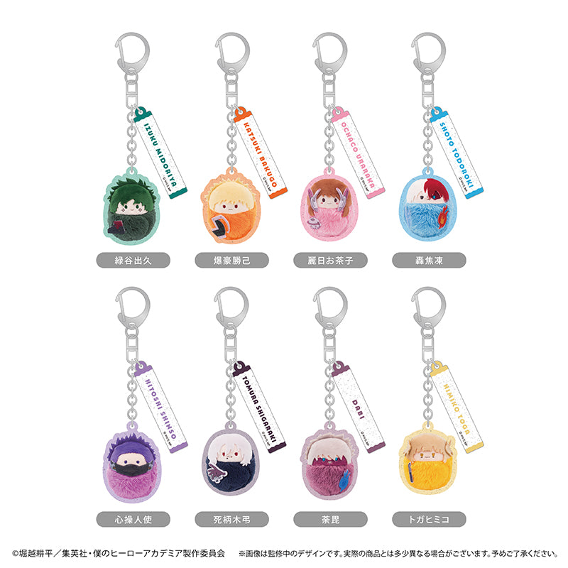 (1BOX=8)(Goods - Keychain) My Hero Academia KurumitapinuiKeychain Vol. 1