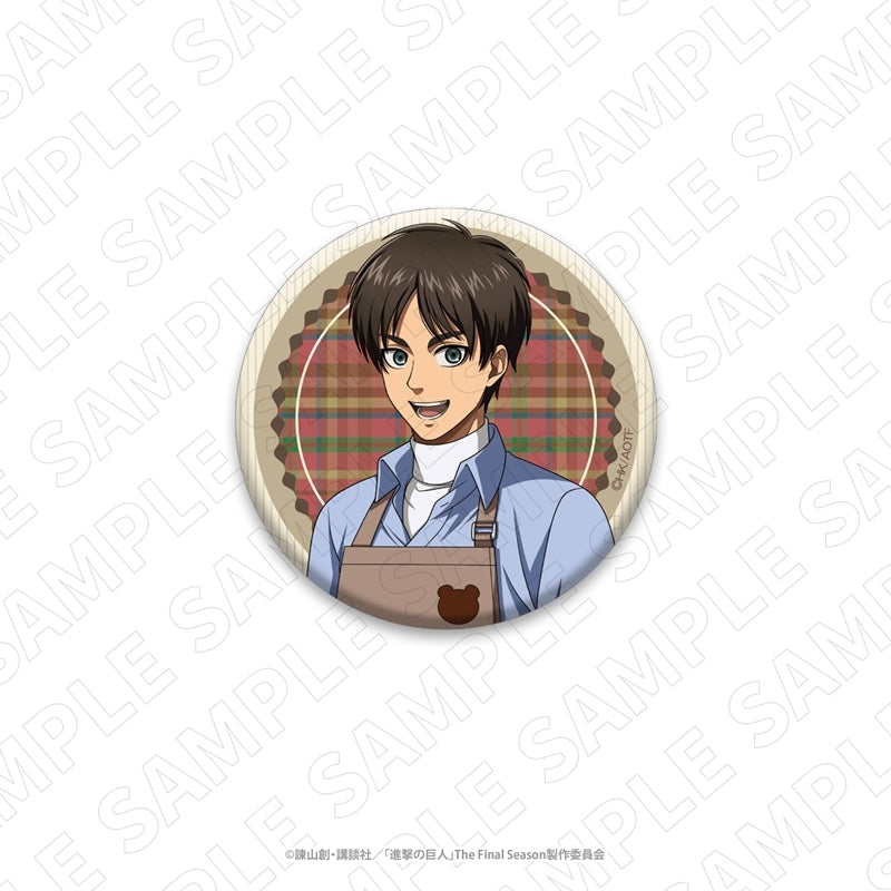 (Goods - Badge) Attack on Titan 3 o'clock Attack on Titan Button Badge (Eren)