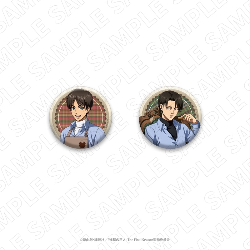 (Goods - Badge) Attack on Titan 3 o'clock Attack on Titan Button Badge (Eren)
