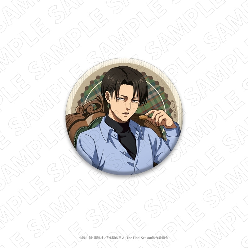 (Goods - Badge) Attack on Titan 3 o'clock Attack on Titan Button Badge (Levi)