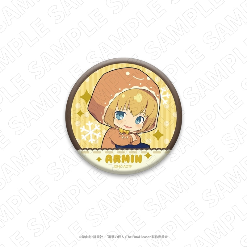(Goods - Badge) Attack on Titan 3 o'clock Attack on Titan Chibi Button Badge (Armin)