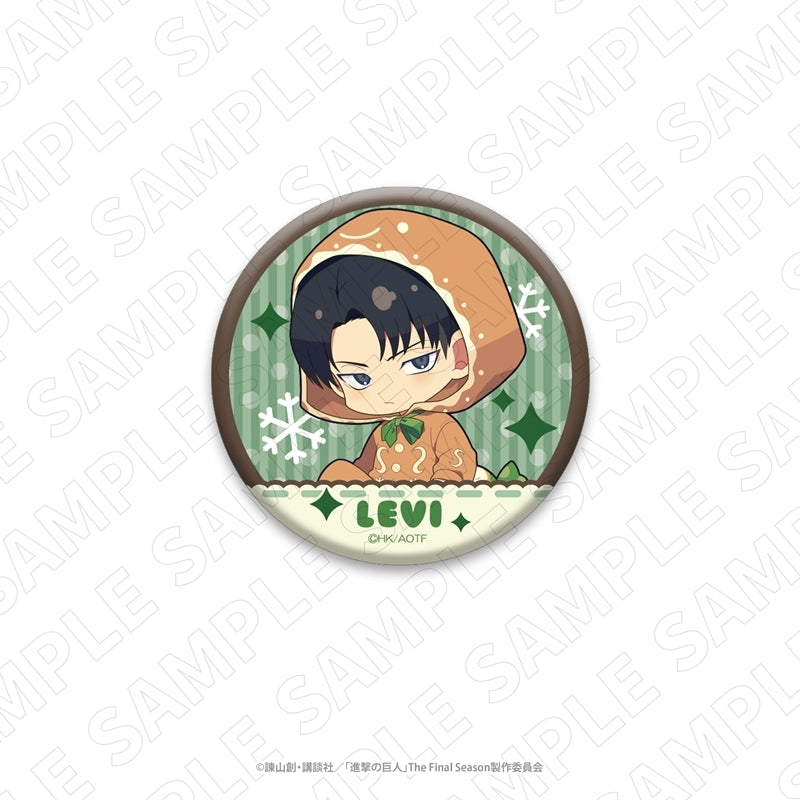 (Goods - Badge) Attack on Titan 3 o'clock Attack on Titan Chibi Button Badge (Levi)