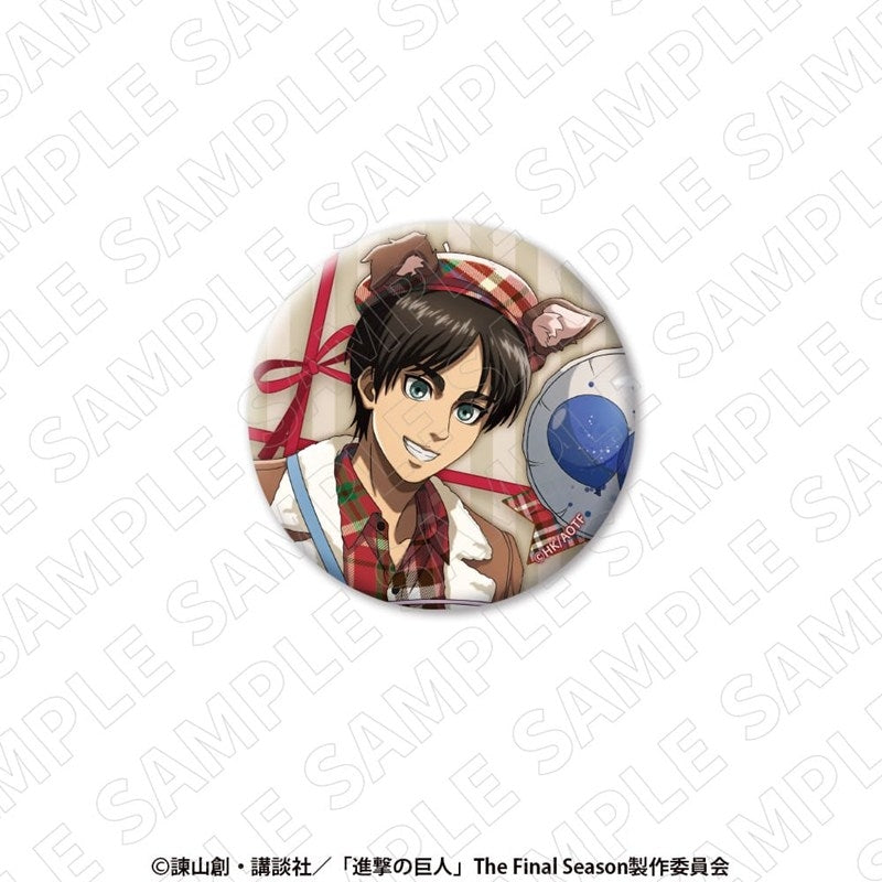 (Goods - Badge) Attack on Titan Button Badge (Eren)