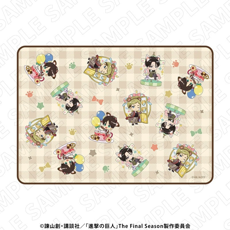 (Goods - Blanket) Attack on Titan Chibi Blanket