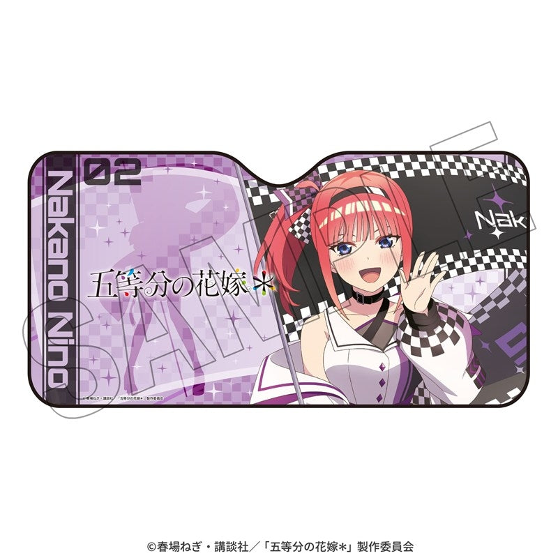 (Goods - Car Accessory) The Quintessential Quintuplets* Sun Shade (Nino) <Race Ambassador Style>