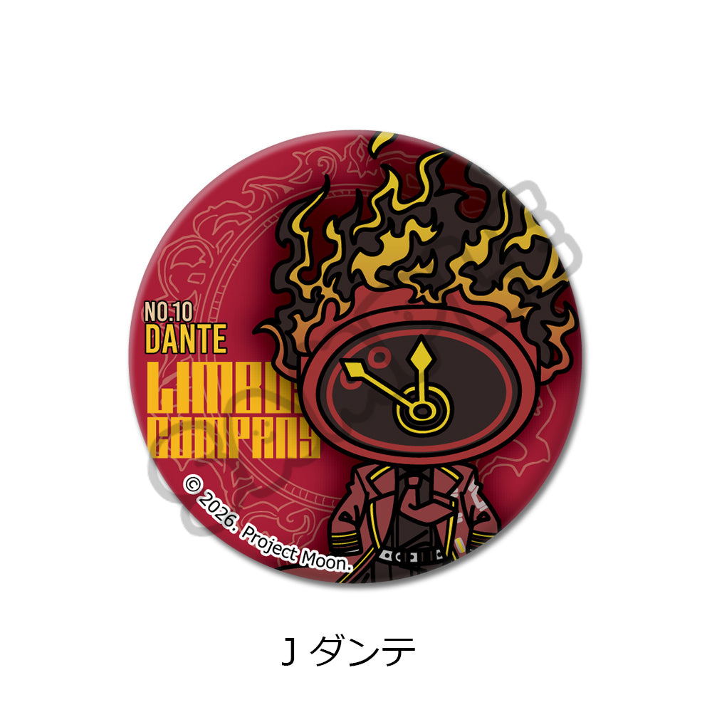 (Goods - Badge) Limbus Company Round-shaped Button Badge (57mm) J (Dante)