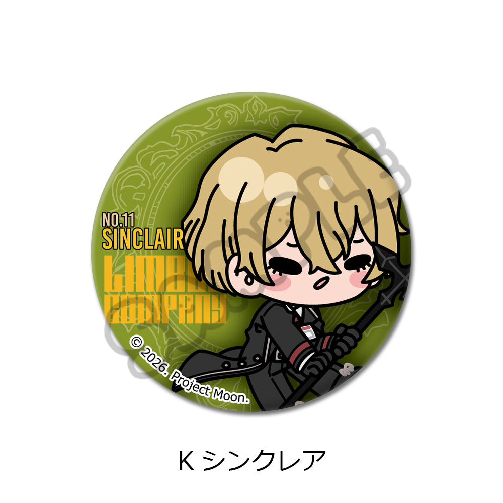 (Goods - Badge) Limbus Company Round-shaped Button Badge (57mm) K (Sinclair)