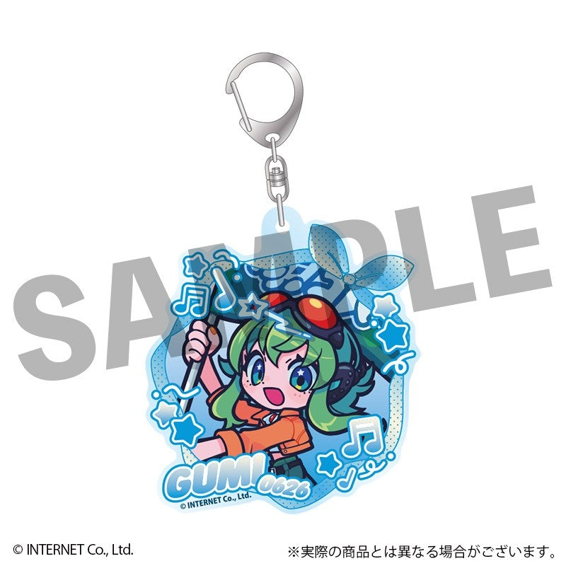 (Goods - Keychain) VOCALOID GUMI Fure Friends Acrylic Keychain Flag Ver.