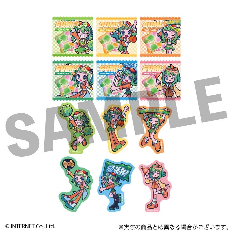 (1BOX=6)(Goods - Sticker) VOCALOID GUMI Trading Fure Friends Sticker