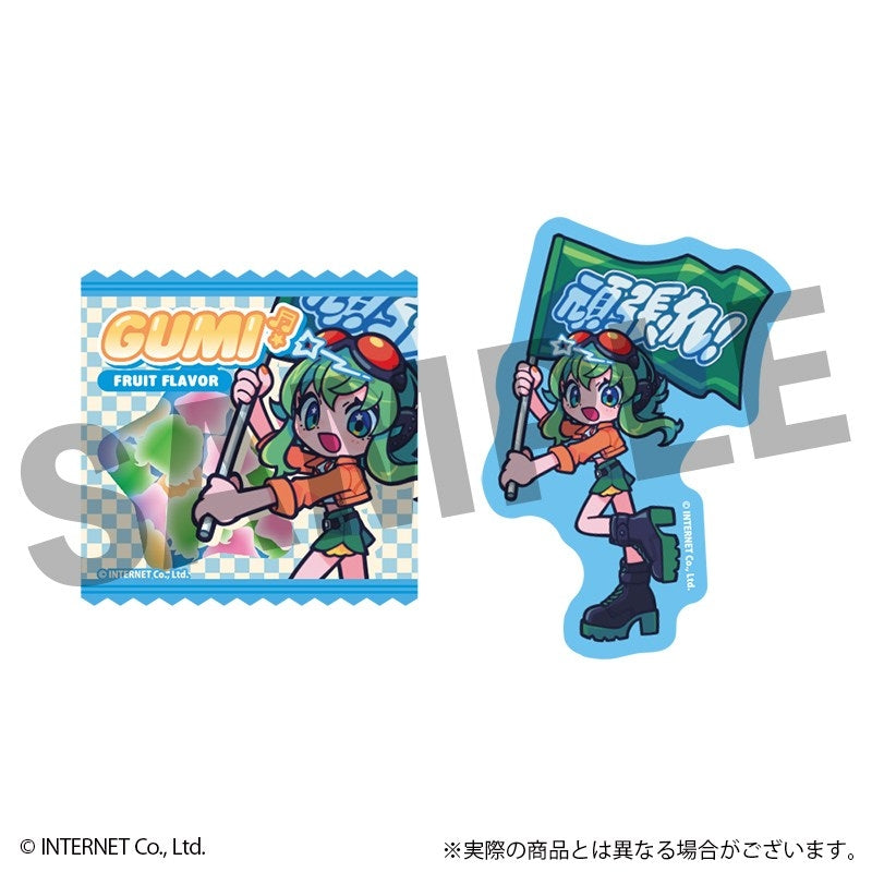 (1BOX=6)(Goods - Sticker) VOCALOID GUMI Trading Fure Friends Sticker